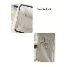 Multi-Functional Fabric Wall Storage Bag With Multiple Pockets - Durable Under-Bed And Wall-Mounted Space-Saving Bedside Basket, Suitable For Dorms, Bedrooms, Offices - Student Sheet Organizer For A Tidy Life | Sturdy Design Clothes Holder - Multicolor - View 12