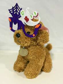 1 pièce Cadre de lunettes lumineux et amusant pour animaux de compagnie pour Halloween, fabriqué en matériau fluorescent, brillant la nuit. Accessoire essentiel pour les fêtes d'animaux de compagnie. 3 styles disponibles : citrouille, toile d'araignée et cadres lumineux en forme de lettre. Accessoire de costume mignon pour animaux de compagnie pour les fêtes et les décorations de vacances