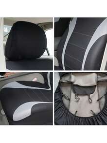 9/4/2 uniwersalne pokrowce na siedzenia samochodowe, ochraniacze z włókna poliestrowego na przednie siedzenia i tylną kanapę. Łatwe w montażu. Tylna kanapa zdejmowana. Pasuje do sedanów, tapicerki samochodowej, kompatybilny z poduszkami powietrznymi. Zestaw 9 szt. zawiera: 2 pokrowce na przednie siedzenia, 1 pokrowiec na oparcie, 1 pokrowiec na tylną kanapę, 5 pokrowców na zagłówki. Zestaw 4 szt. zawiera: 2 pokrowce na przednie siedzenia, 2 pokrowce na zagłówki. - Motyl - Zobacz 4