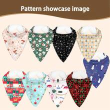 1 Fashionable Adult Triangular Scarf, Adult Dining Bib, Skin-Friendly And Soft, Breathable, Machine Washable, Suitable For Outdoor Decoration And People Who Need Care, Suitable For Older Children And Middle-Aged And Elderly People, Suitable For Men And Women, Four Seasons, Christmas Gift