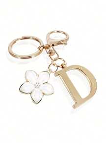 1个高级优雅金色字母钥匙扣，A-Z字母3D吊坠，配樱花挂饰，时尚合金钥匙圈，可作背包挂饰或汽车钥匙链，是女士的完美配饰，情侣礼物，经典简约钥匙扣，装饰品，包包挂饰，非常适合送给朋友、家人、情侣、女友，也是一份重要的礼物和节日纪念品。 - 彩色 - 查看 17