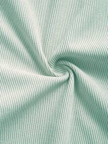 Chaqueta de camisa casual de pana de moda para hombres, con cuello vuelto, abotonadura frontal, mangas largas, cárdigan abierto con doble bolsillo, adecuado para uso diario casual, ir y venir del trabajo, estilo callejero, primavera y otoño