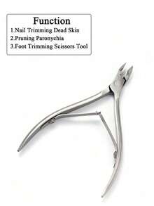 1 件装指甲死皮钳 - 不锈钢角质层刀，适用于修指甲和修脚护理 - 彩色 - 查看 6