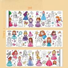 Rollo de pintura de graffiti, colorear, pintar, páginas para colorear, papel de dibujo grande, lienzo para colorear, libro de pintura