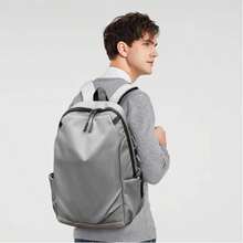 NetHong New Men's Backpack Lightweight Waterproof Travel Rucksack Shoulder School Bag 16 Inches Laptop Bag UK - Grey - View 2