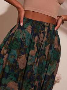 1 chiếc váy chữ A mặc hàng ngày thoải mái khi đi làm, du lịch dành cho nữ, in họa tiết, thích hợp cho Halloween, Giáng sinh, Năm mới, Lễ Tạ ơn - màu xanh lá - Xem 7