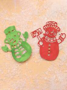 Christmas + Christmas Snowman 1 Set Metal Cutting Knife Mold Cutting Mold DIY Paper Card Craft For Cutting And Pasting Thin Sheets, Greeting Card Craft Decoration, Decorative Embossing, Home Project Making Tools Carbon Steel Mold Home Decor Christmas Decorations Room Decor