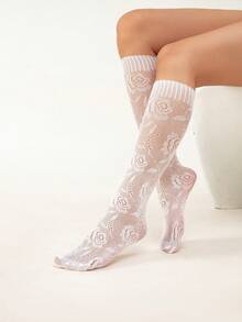 Medias transparentes delgadas y sexys, nuevos lanzamientos, para todas las estaciones, calcetines de otoño