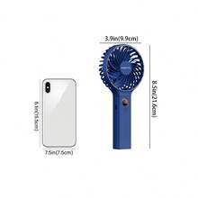 1pc Mini Portable Fan, Handheld Fan Personal Mini Fan USB Rechargeable,90° Foldable Battery Operated Mini Fan With LED Display, Desk Fan Working Time For Office Bedroom Outdoor Travel Camping Back To School Supplies - Multicolor - View 17