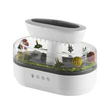 Aroma Humidifier,250ml Microlandscape Raindrop Essential Oil Aromatherapy Diffuser,7 Colorful Light Essential Oil Diffuser,Rainfall Humidifier With Rain Sounds,Auto-Off ﻿Timing Ultrasonic Fragrance Diffuser Air Fresher Humidifier For Home Bedroom,Office,Yoga,Microlandscape Home Decoration,Ideal Gift For Women Girls,Birthday Gift,Wedding Gift,Valentine's Day Gift,Home Decoration - EU C Type Plug(220-240V) - View 11