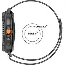 Galaxy Watch 8 40mm 44mm/Classic 46mm 與 Galaxy Watch Ultra 47mm (2024/2025) 金屬錶帶，磁吸米蘭尼斯環形錶帶，適合女性與男性 - With Galaxy Watch 8/8 Classic - 查看 8