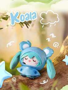 雨天毛绒盲盒：6款可爱动物连帽毛绒玩具（兔子、狐狸、熊猫、考拉、青蛙、小猫），毛绒玩具钥匙扣，完美装饰包包。这些可爱的动物连帽玩具采用优质毛绒面料制成，是动漫和毛绒玩具爱好者的完美收藏惊喜。它们也是馈赠亲朋好友的理想礼物，可作为桌面装饰，或为日常配饰增添一丝可爱气息。 - 彩色 - 查看 8