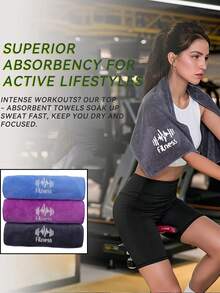 A Fitness Sports Towel, A Multifunctional Quick-Drying Towel, A Gym Equipment Sweat-Absorbing Pad, A Fitness Sweat-Wiping Towel,For Running, Fitness, Outdoor Hiking, Camping, Travel, Etc.