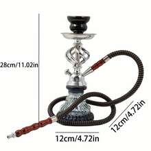 1 szt. szisza, akcesoria, szisza wodna, szisza, bonga do palenia, akcesoria, szisza jednorurowa, 1 szt. szisza, akcesoria, szisza wodna, szisza, szisza, bonga do palenia, szisza jednorurowa, przenośny zestaw fajki wodnej Solo-Pipe Arabian, szklana fajka wodna - zawiera wszystkie akcesoria, nie wymaga prądu, artykuły szkolne, nadaje się na imprezy, do akademików, barów, klubów nocnych, do codziennego użytku domowego oraz zarówno dla mężczyzn, jak i kobiet.