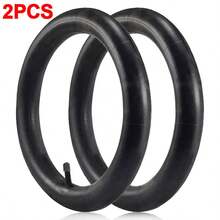 2Pcs 20 X 4.0 Inch Inner Tube For Fat Mountain MTB Bicycle Bike / Car Tyre Valve - Negro - Ver 2