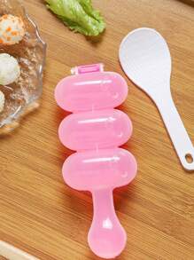 1 件可爱卡通猫形饭团制作器奶昔，配 1 件小饭勺，饭团摇晃器，球形饭团模具，饭团模具，儿童寿司制作器午餐便当，家庭厨房午餐小工具 - 彩色 - 查看 13