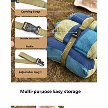 2PCS Outdoor Gear Luggage Straps Buckle Type Rucksack Straps Tent Accessories Abrasion Resistant Strap Rope Fixing Ties - Multicolor - View 5