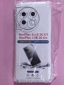 1 件透明手机壳适用于 Moto、OnePlus、Nothing 系列，简约纯色手机保护套，轻巧防摔 TPU 外壳（军用级防摔保护）防水防震防刮 - 無色 - 查看 100