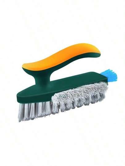 2pcs   Color Blocking Arc Handle Cleaning Tool | Multi Effect Brush Head, Shoes, Clothing, Home Cleaning All-Around Responsibility
