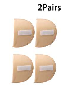 1/2 Pairs Garment Shoulder Pads, Thickened Sponge Shoulder Inserts, Removable & Seamless Shoulder Pads For Women - Multicolor - View 19