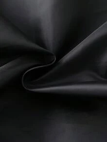 女士梭织面料拉链宽松连帽背心，秋冬休闲装