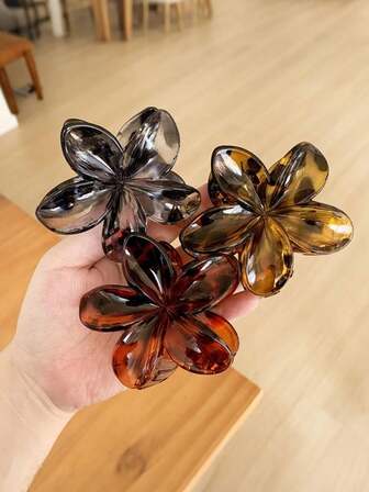 3pcs Leopard Print & Purple Bougainvillea Hair Clips, Suitable For Women's Daily Life, Casual, Party, Commuting, Vacation - Hair Accessories, Best Choice As Gift For Girlfriend, Mom For Celebration, Birthday, Anniversary Or Graduation,Gifts,Travel,Gifts For Women,Hair Stuff,Stocking Stuffers