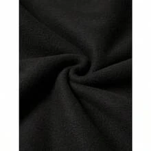 Women'S Cozy Long Sleeve Sweatshirt With Playful Cartoon Design - "Nightmare Before Christmas" Inspired, Black Casual Pullover For Fall/Winter, Comfortable Polyester Blend, Casual Wear|Playful Graphic|Comfortable Fit - 黑色 - 查看 3