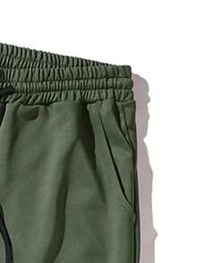 Men Solid Color Straight Leg Sweatpants, Suitable For All Seasons, Loose Fit, Casual Street Style, & Comfortable, Workout Sweatpants, Commuting