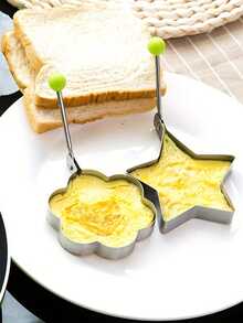 5pcs Stainless Steel Pancake Mold Set, Egg Cooking Tools, RV Kitchen Accessories - Multicolor - View 7