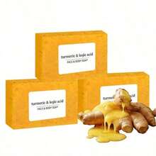 Turmeric Soap, A Hand Soap For Men And Women, With Foam Rich, Clean And Moisturizing Double Effects
