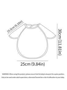 1 件防脏婴儿围兜 - 防水婴儿围裙 - 适合婴儿进食的旅行围兜 - 婴儿食物围兜 - 彩色 - 查看 12