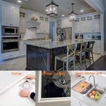 1pc Mold-Proof Tape PVC Waterproof Sealing Strip, Self-Adhesive Sink Crack Tape, Kitchen Bathroom Bathtub Edge Sealant Tape