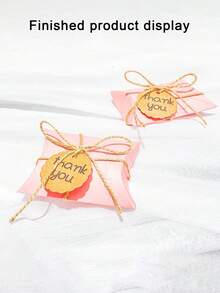 50 cái Gối Hình dạng Giấy Kẹo hộp Cho đám cưới , Đồ trang sức , Thủ công , Bao bì quà tặng Và Lưu trữ , Tiệc sinh nhật Đồ trang trí - Nhiều màu - Xem 3