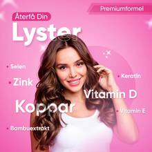 Vitastrong Biotin Hair High Dose – 450 Tablets (15 Months) With Keratin, Selenium, Zinc, Copper, Bamboo And Vitamins For Hair And Nails