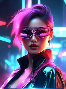 新款LED防护眼镜，7种颜色可选，未来感设计，11种灯光模式，适用于蜂窝灯光秀、夜店、DJ派对、嘉年华和角色扮演装饰。 - 科技眼鏡 - 查看 3