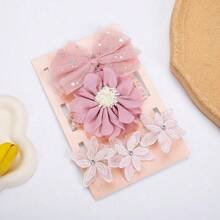 6 Pieces Cute Baby Headband Set, Hair Accessories For Girls And Toddlers, Headwear For Infants