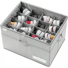 Paquete de 16 Zapatera Organizador, Caja Plegable de Tela para Zapatos con Cubierta Transparente, Caja para Zapatos Adecuada para Guardar Varios Zapatos - 1 pieza - Ver 10