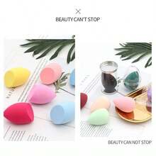 12 piezas de esponjas de belleza de tamaño mediano, licuadora de maquillaje para mezclar líquidos, cremas y polvos, esponja cosmética de base húmeda y seca sin látex, multicolor y adecuada para todo tipo de piel,esponjas esponjas de baño esponjas para maquillaje - color - Ver 10