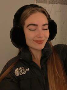 2PCS/1pc Unisex Solid Color Earmuffs - Soft Plush Ear Warmer,Snowy Women Earmuffs , Foldable Ear Muffs, Women Cute Ear Covers Adjustable Headband With Fuzzy Thermal Lined Comfortable Coldproof Earmuffs For Winter Outdoor,Taking Photos At A Party,Outdoor Earmuffs.Winter Accessories Fall - B - View 17