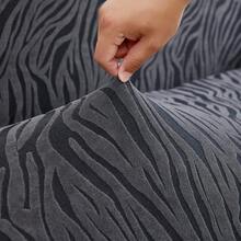 Cubre Sillones para Sala Sofa Fundas para Sillones Sala 3pcs/kit,Cubre Salas Elástico Lavable Ajustable Individuales,Dobles,Triples Asientos - Gris Oscuro - Ver 10