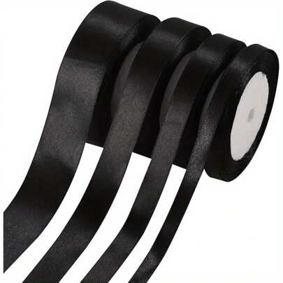 1 Roll Satin Ribbon For Handmade Bow Craft Wedding Christmas Decoration DIY Card Gift Wrapping