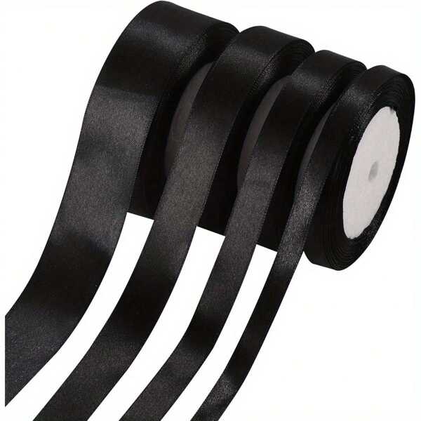 1 Roll Satin Ribbon For Handmade Bow Craft Wedding Christmas Decoration DIY Card Gift Wrapping