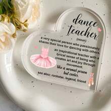 Centros de mesa, regalos únicos para maestros - Decoración de escritorio para maestros de danza, decoración de oficina para mujeres, decoración de habitación linda, decoración del hogar estética, regalos únicos para el cumpleaños de mujeres, regalos para maestros