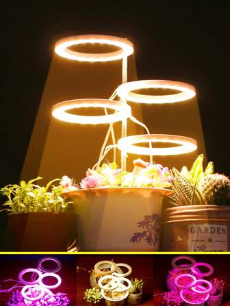1/2/3/4 LED-växellampa, fullspektrum, solljus/röd, blå/rosa, USB 5V, inomhus dimbar, krukväxt, suckulentblomma, gröna växter, plantor, hydroponisk lampa, 8/12/16 timmars cykeltid, automatisk omkopplare, professionell kaktus, bonsai-fyllningslampa, justerbar ljusstyrka, UV-IR-växthus, tält, odlingslåda, frukt, grönsaker, odlingsbelysning, 20/40/60/80 LED-lampor