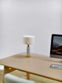 1 pièce Lampe de maison de poupée miniature : Modèle de lampe miniature réaliste, décoration de maison, modèle de lampe de chevet, modèle de décoration de bureau pour étude, chambre à coucher, bureau - Multicolore - Voir 18