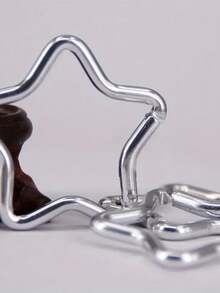 户外钥匙扣 - 创意登山扣式露营户外配件，铝制星形登山扣，创意弹簧钩钥匙扣，户外露营徒步配件，3 个工作日内发货，铝合金户外星形弹簧锁钥匙扣 - 彩色 - 查看 8