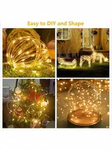 1pc10 Curtain 3*3m 300 Lights Led Curtain Lights Usb Remote Control String Lights Bachelorette Party Party Decoration Lights - Multicolor - View 6
