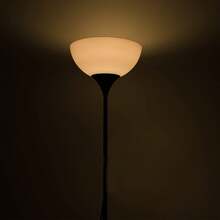 1 pieza Lámpara de pie minimalista en blanco y negro, iluminación de ambiente de alta gama para sala de estar/dormitorio, lámpara de pie vintage junto al sofá, bombilla no incluida - Enchufe EU Tipo C(220-240V) - Ver 7