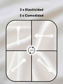 Pantalones vaqueros blancos de tiro alto con corte botamanga, estilizadores y versátiles - Blanco - Ver 4