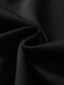 1pc Elegant Printed Pattern Business Casual Plus Size Men's Jacket/Coat, Big & Tall Menswear, Comfortable Fabric, Suitable For Golf, Tennis, Outdoor Travel, Leisure, Great Gift For Men - Black - View 5